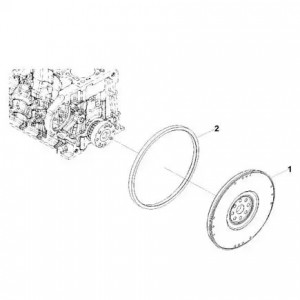 Маховик 3302 дв.Cummins Евро-3 (113 зубьев) (5269357, 4946759) (Haffen) 10053 HAFFEN