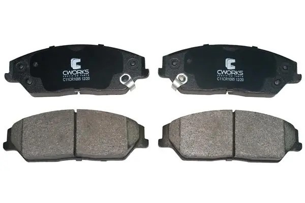 Колодки тормозные дисковые передние (Low Metallic) C11CR1095 CWORKS