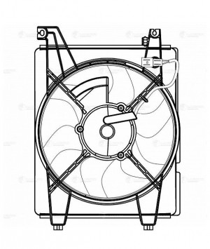 HYUNDAI ELANTRA (2000-2005) КОНДИЦИОНЕРА LFAC 0803 LUZAR