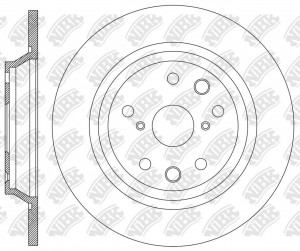 Диск тормозной GEELY Boyue Pro,Atlas Pro задний (перфорированный) (1шт.) NIBK RN2503DSET NIBK