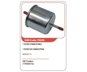 фильтр топливный!\ Audi A4/A6, VW Golf/Passat 1.6-2.8i 88> 70249 ASAM