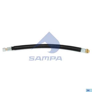 Шланг гидросистемы F/FL 6, F/FE/FL/FM 7/FH/FM/FMX/NH 9/10/11/12/13/16 M16x1,5xM1 031342 SAMPA