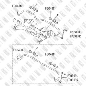 KIA SOUL (2009>) FP0989L FIXAR