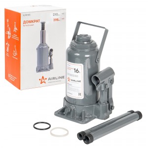 Домкрат бутылочный 16 т AIRLINE 210 - 395 мм AJB16S AIRLINE