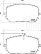 Колодки торм. для а/м Mercedes GLE (V167/C167 (18-) диск. перед. т/с CBI PF2250 PF2250 TRIALLI