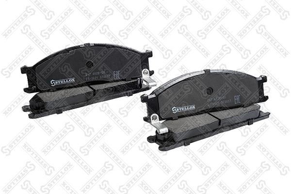 колодки дисковые! с антискр. пл.\ Nissan 247-002B-SX STELLOX
