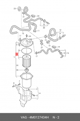 AUDI Q7 [4M] (2015>) 4M0 127 434 H VAG