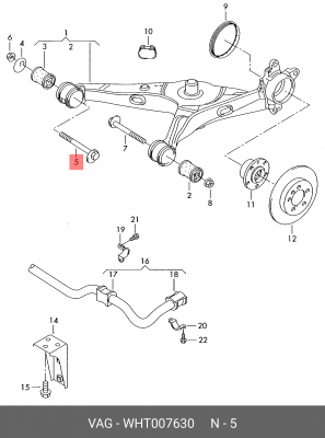TRANSPORTER T5 WHT 007 630 VAG