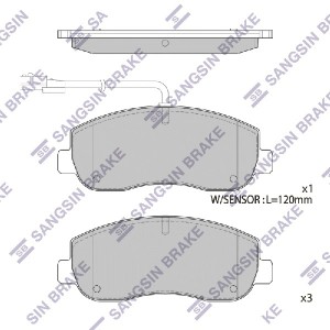 Колодки тормозные RENAULT Master (10-) передние (4шт.) SANGSIN SP1969 SANGSIN