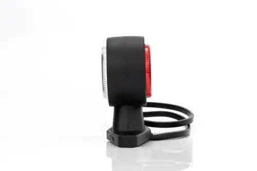 фонарь габаритный! рожок LED прямой, на кор. ножке, L=88мм, с кабелем, 12-36V\ FT009ALED FRISTOM