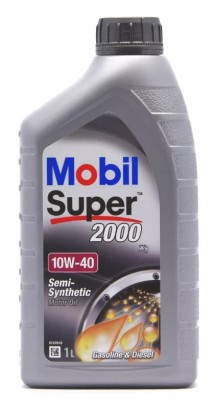 Масло моторное Mobil Super 2000 10W-40 SL/СF A3/B3 полусинтетическое 1 л 152569 MOBIL