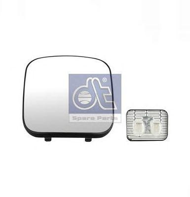 Стекло зеркала бордюрного с подогревом A0028114733 MB Atego/Actros/Axor 4.64835 DIESEL TECHNIC