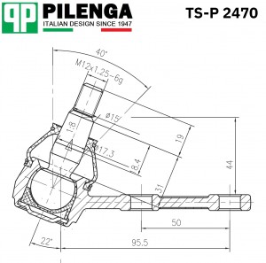 Опора шаровая Chevrolet Aveo (05-) TS-P2470 TSP2470 PILENGA