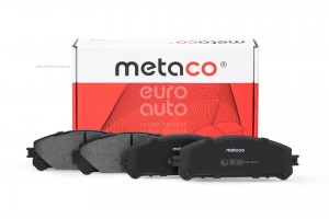 Колодки тормозные передние к-кт 3000120 3000120 METACO