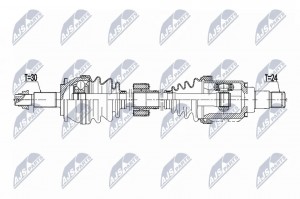 Вал приводной TOYOTA Avensis в сборе NTY NPW-TY-196 NTY
