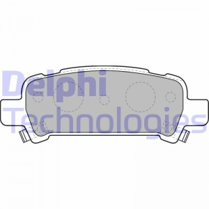 LP1509 колодки дисковые з.\ Subaru Forester 2.0/Impreza/Legacy 97> LP1509 DELPHI