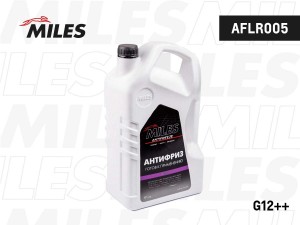 Антифриз готов к применению G12++ (фиолетовый, SUPER LONG LIFE COOLANT -40C) 5кг AFLR005 MILES