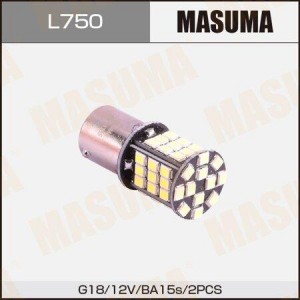 Лампа светодиодная LED BA15s 12V/5W SMD 1-2W L750 MASUMA