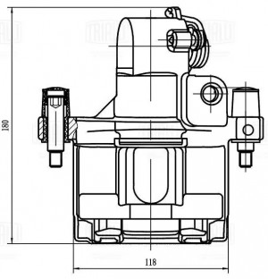 Суппорт торм. Ford Transit Connect (02-)/Tourneo Connect (02-) зад. лев. d=36мм  CF 200601 TRIALLI