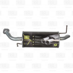 Глушитель Hyundai Getz (02-) 1.1i/1.3i осн. (алюм. сталь) (EMM 0806) EMM 0806 TRIALLI