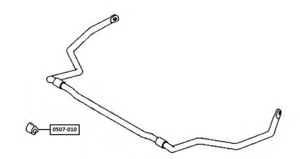 Втулка, стабилизатор 0507010 0507-010 ASVA