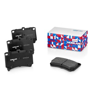 Колодки тормозные дисковые передние (4 шт.) с п/шум. пласт. для а/м KIA RIO хэтч 429102540 MOBILAND