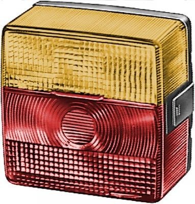 фонарь задний многосекционный! трехсекционный квадратный\ Omn Setra, Schmitz, Vo 9EL129519-001 HELLA