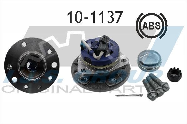 к-кт подшипника ступ. пер.! с болтами \ Opel Astra/Zafira 98> ABS 101137 IJS GROUP