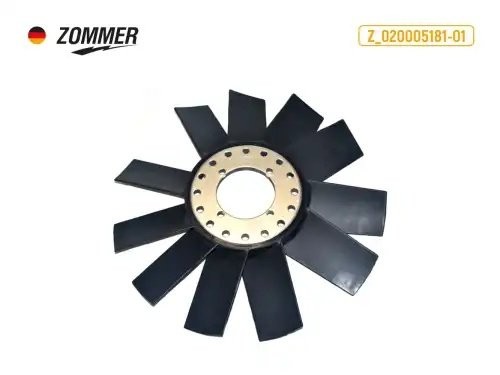 Вентилятор охлаждения дв. Cummins ISF 2.8L (крыльчатка) дв. 560 Z02000518101 ZOMMER