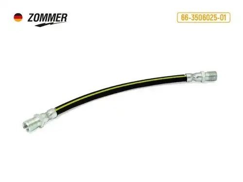 Шланг тормозной ГАЗ 66, 3307 передний промежуточный 66350602501 ZOMMER