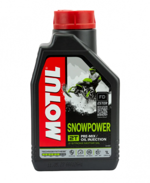 Масло моторное для 2-х тактных двигателей MOTUL SNOWPOWER ESTER 2T синт.1л 105887 MOTUL