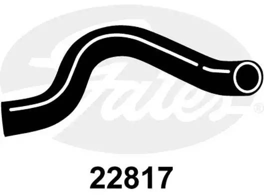 Шланг радиатора 22817 (4275-22817) 22817 GATES
