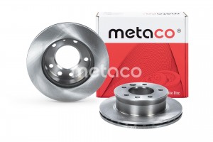 Диск тормозной передний вентилируемый 3050052 METACO
