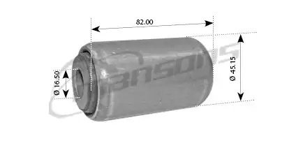 Сайлентблок DAF LF45 рессоры передней/задней MANSONS 200062 MANSONS