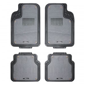 ковры полимерные с отстегивающимся ковролином в салон! универс., серый/черный к- ACM-RCM-04 AIRLINE