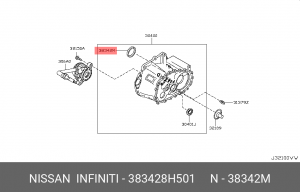 NISSAN правый 38342-8H501 NISSAN
