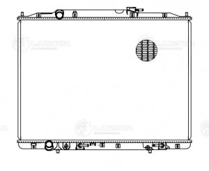 Радиатор охл. для ам Honda Pilot II (08-) 3.5i AT (LRc 2318) LRC 2318 LUZAR