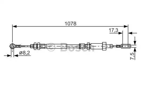 FIAT DUCATO (1994-2002) ,PEUGEOT BOXER (1994-2002) 1078/761 1 987 482 002 BOSCH