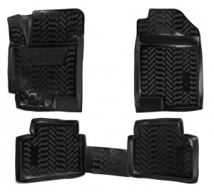 Ковры для Hyundai Solaris II (17-)/Kia Rio IV (06.2017-), 4 шт., (крепеж), выс.  ACM-PS-37 AIRLINE