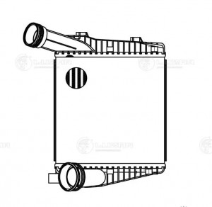 Радиатор интеркулера для а/м VW Touareg (02-)/Touareg II (10-) правый LRIC1856 LRIC1856 LUZAR