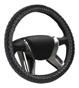 Оплетка руля (M) 37-39см черная кожа Carolina SENATOR OPLS0507 SENATOR
