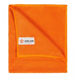 Салфетка микрофибра универсальная 35х40см оранжевая AIRLINE AB-A-02 AIRLINE