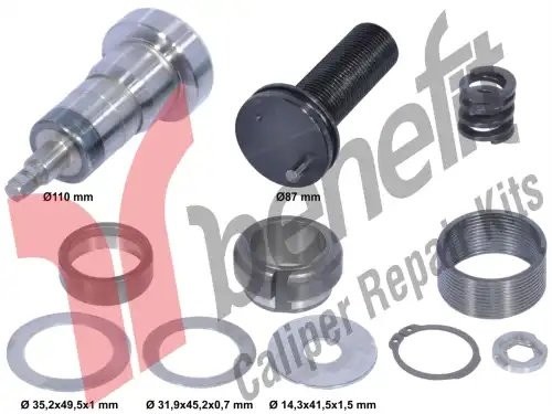 Ремкомплект суппорта WABCO PAN17 (регулировочный механизм) BENEFIT 2506 BENEFITAUTO