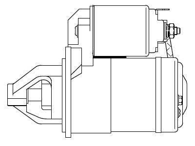 Стартер для а/м Москвич 3 "STARTVOLT" LST 2738 START VOLT