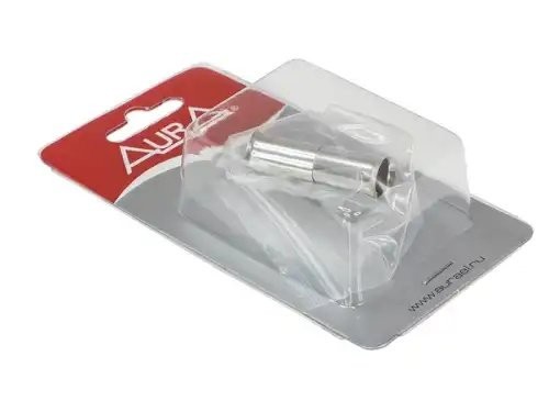 Клемма-втулка металлическая 50 кв.мм черная (2шт.) AURA APT5500 AURA