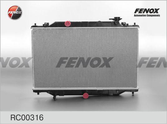 радиатор системы охлаждения!\ Mazda CX5 2.0 11> RC00316 FENOX