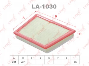 Фильтр воздушный LA-1030 LA-1030 LYNXAUTO