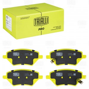 Колодки тормозные дисковые передние керамические PRO PF 2332CR TRIALLI