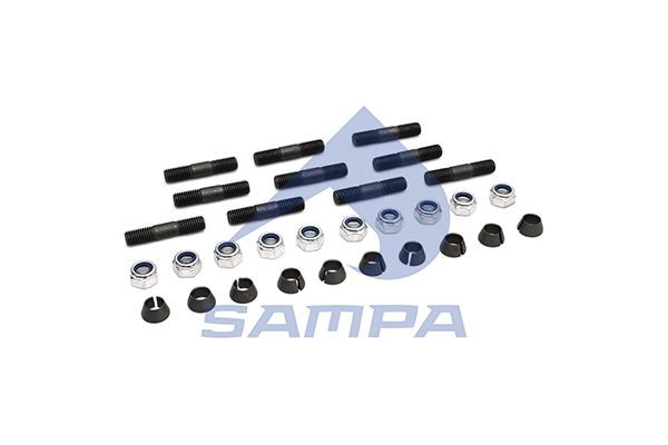 Шпилька + гайка Scania M12*1.75*60 (к-т на колесо) 040625 SAMPA