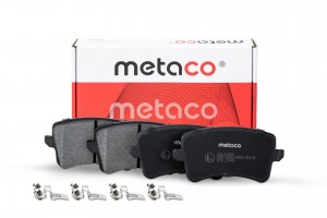 Колодки тормозные задние дисковые к-кт '3010-262 3010262 METACO